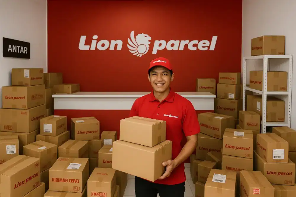 Admin kios Lion Parcel