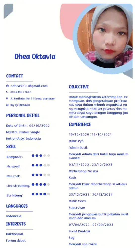 Butuh loker ,Bb 38kg Tb 150cm