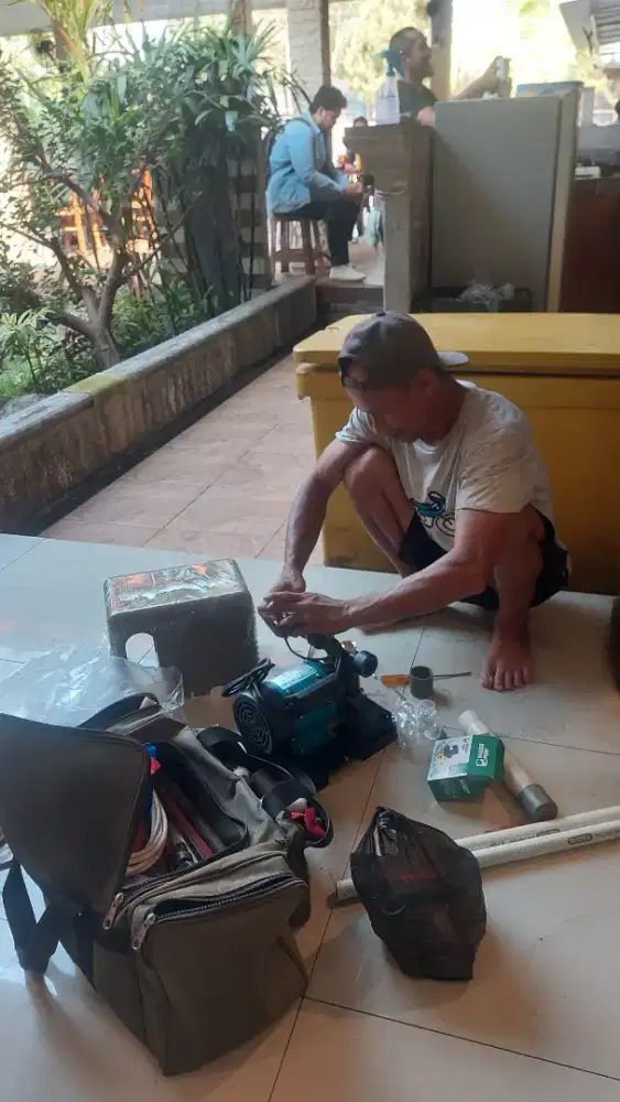Jasa/ tukang service servis pompa air Sumur bor gali suntik sedot wc