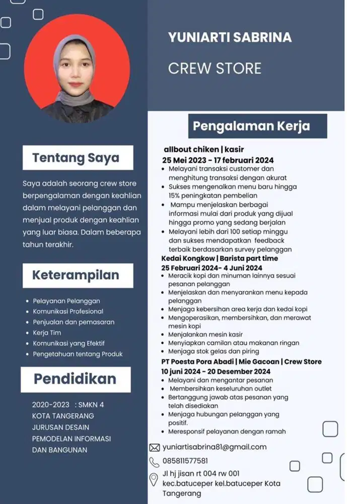 cari pekerjaan fnb atau yang lainnya