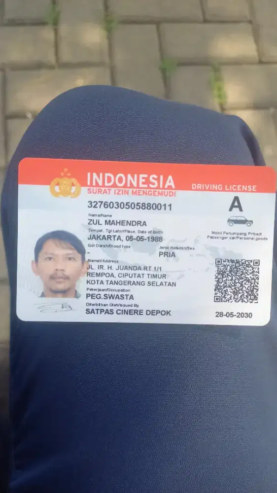 Saya mencari pekerjaan driver/supir
