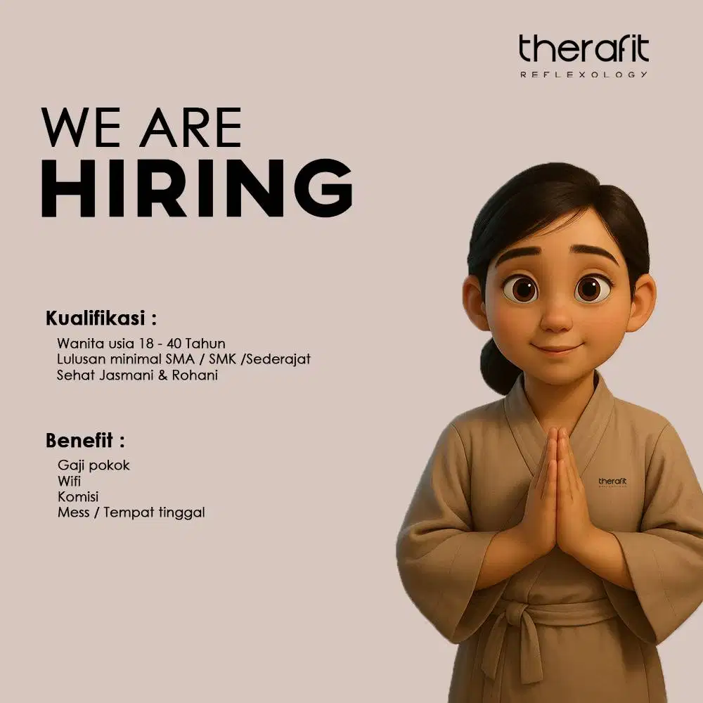 Dibutuhkan terapis therapist pijat family (WANITA)BSD gading serpong