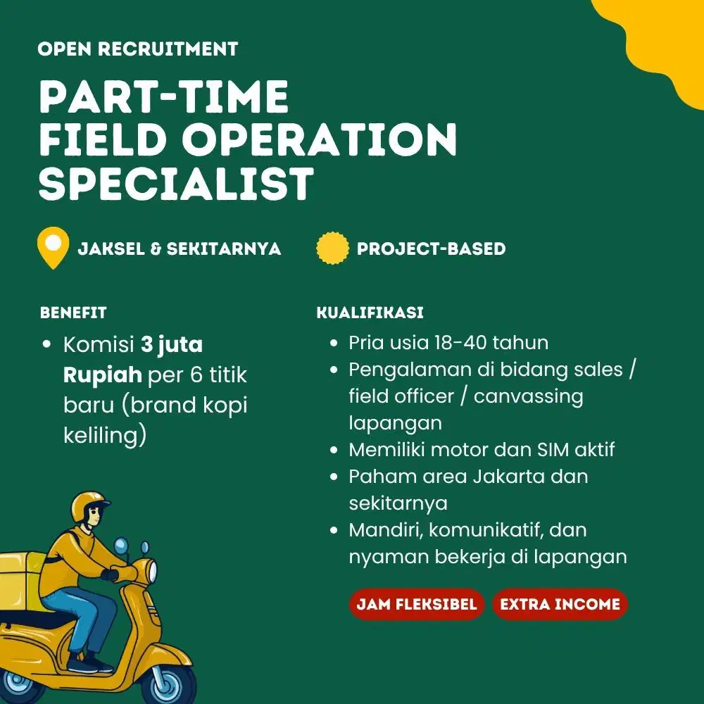 Part Time Field Operation Specialist