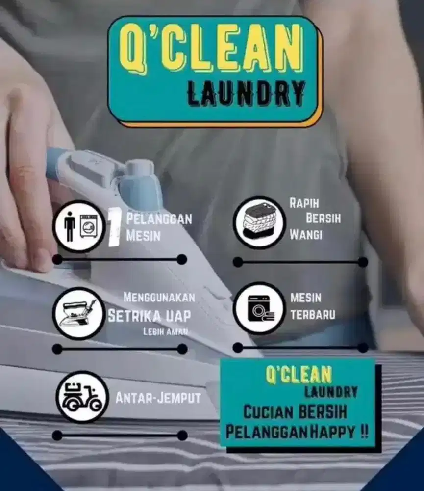 Dicari pegawai laundry pengalaman