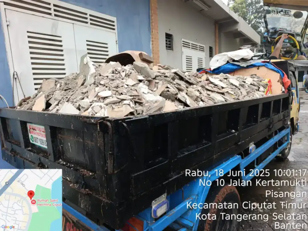 Jasa buang puing angkut sampah