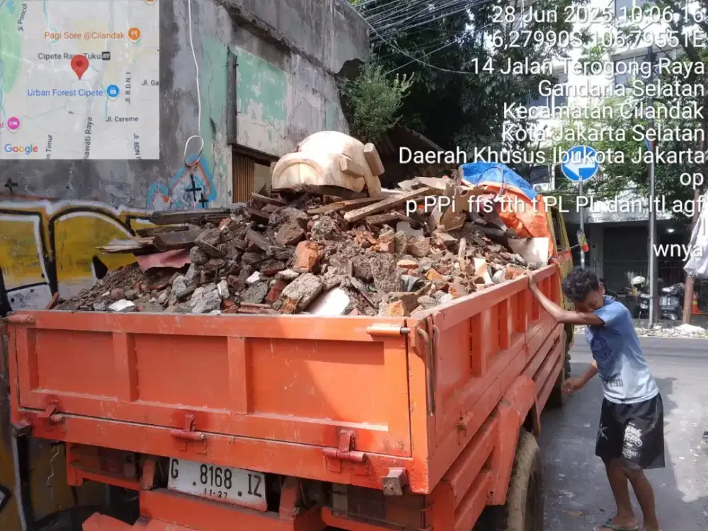 Jasa angkut puing dan pengurugan tanah
