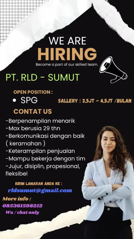 Lowongan SPG outlet