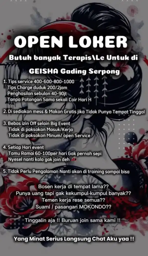Butuh Banyak Terapis Untuk Spa