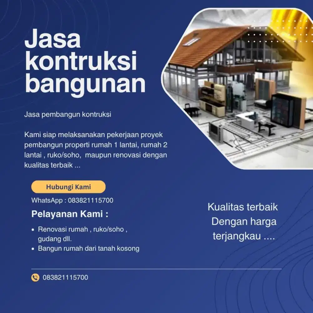 Jasa kontruksi bangunan