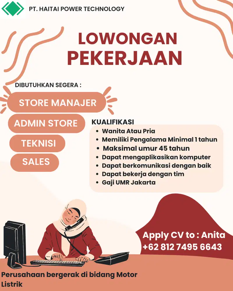 Dibutuhkan Segera – Bergabunglah dengan Tim Kami!