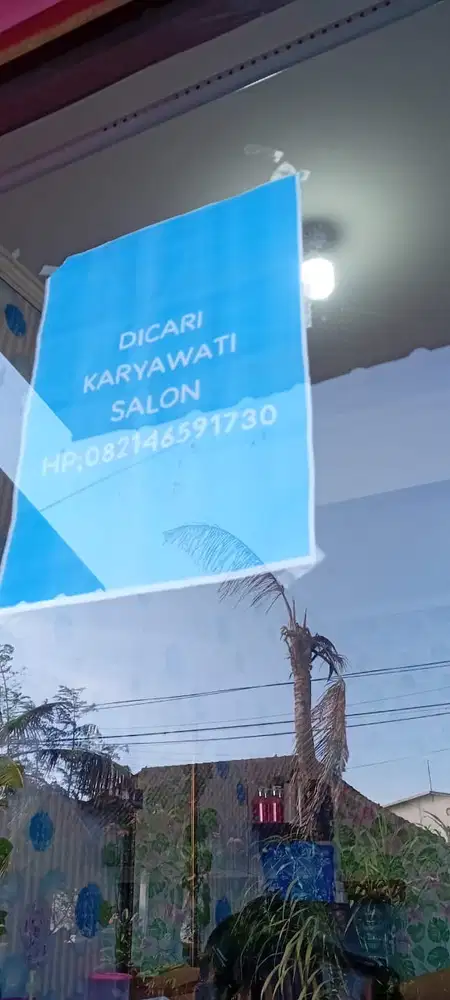 Loker salon untuk area pemogan