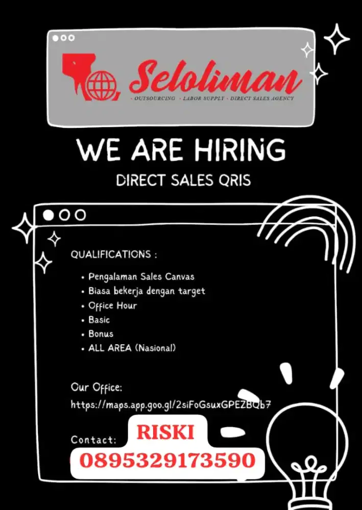 SALES AKUISISI QRIS BY CIMB NIAGA