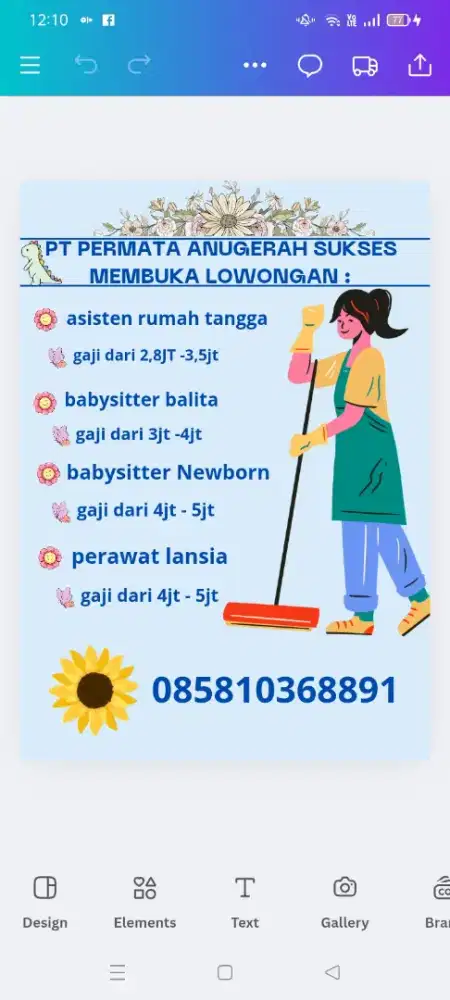 loker art, babysitter
