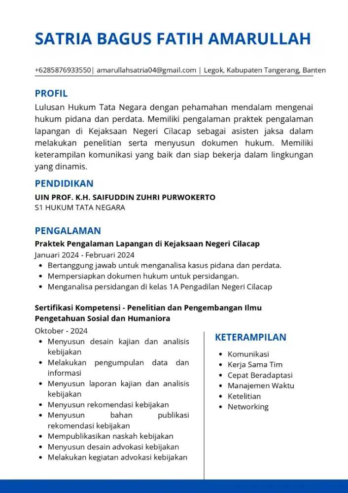 CARI LOWONGAN PEKERJAAN