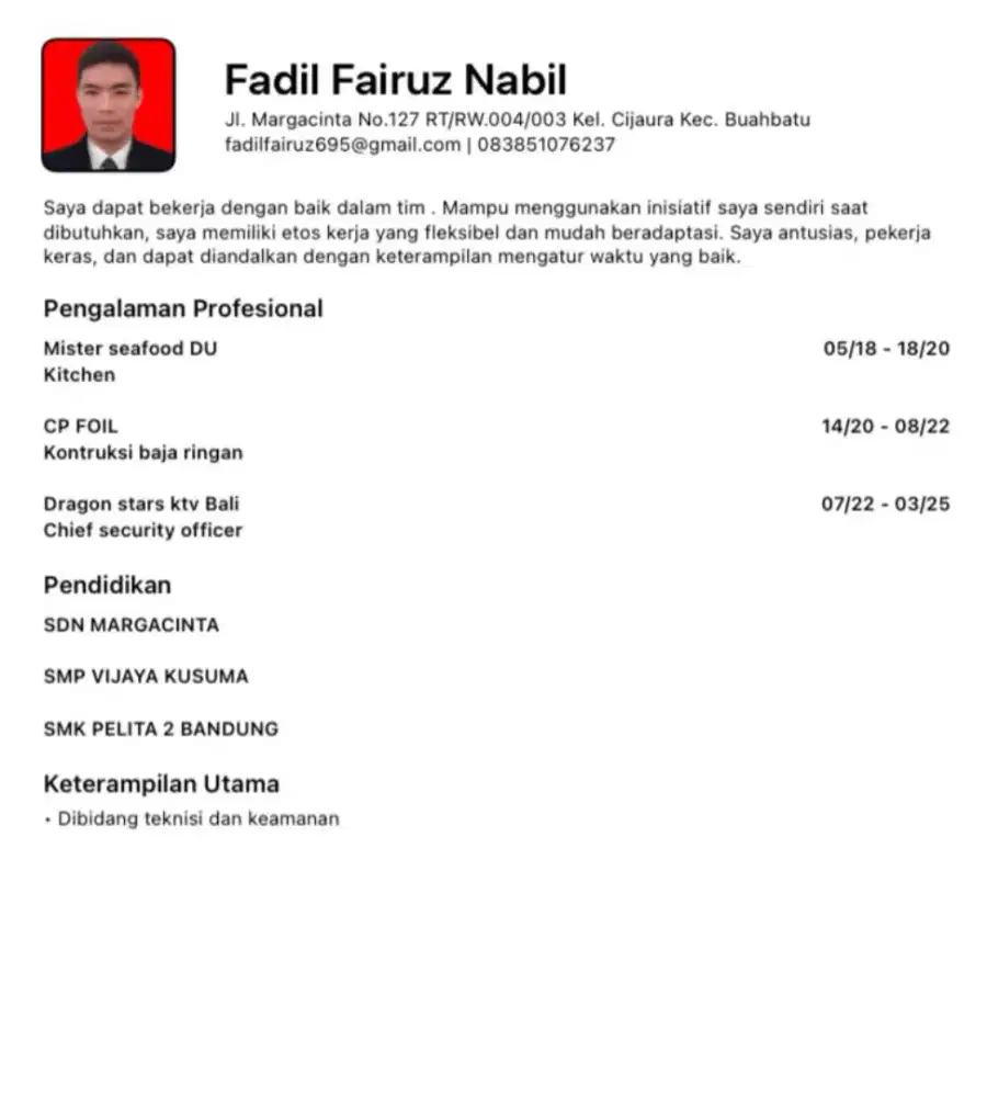 Mencari lowongan pekerjaan