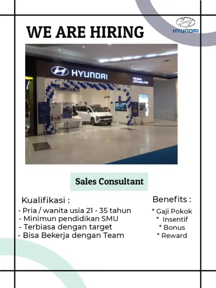 Dicari Sales Executive Otomotif