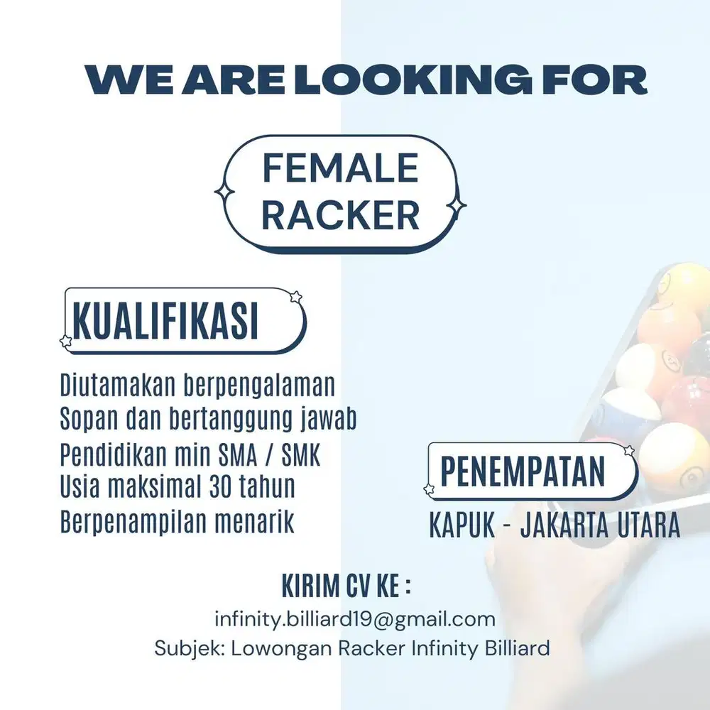 RACKER / WASIT BILLIARD