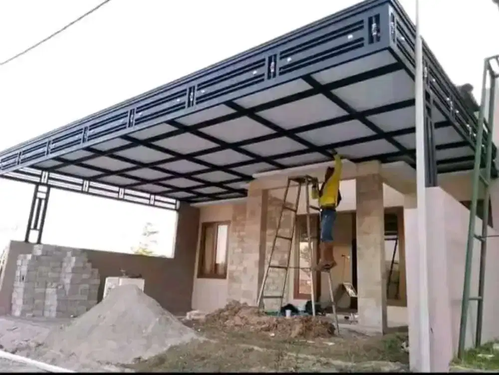 Tukang las kanopi pagar tralis pintu besi