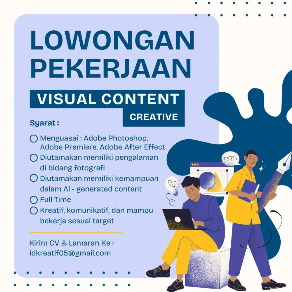 Lowongan Visual Content Creative