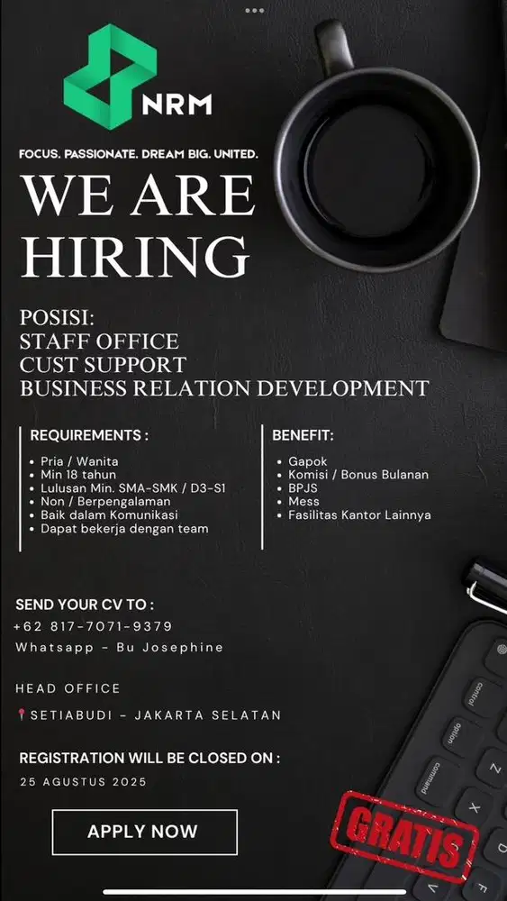 LOKER SMA/SMK JAKARTA