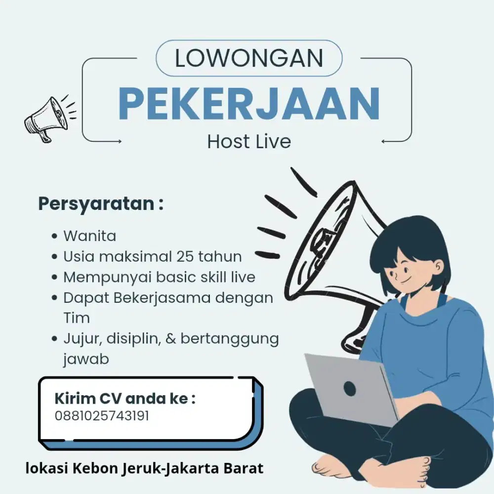 Lowongan Host Live