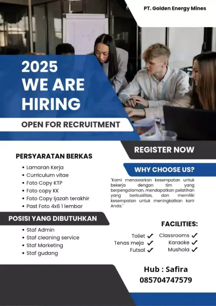 BUTUH KARYAWAN SECEPATNYA