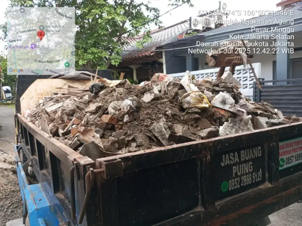 Jasa buang puing sampah