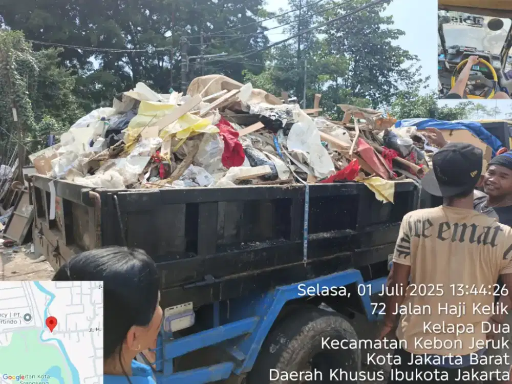 Jasa buang puing sampah