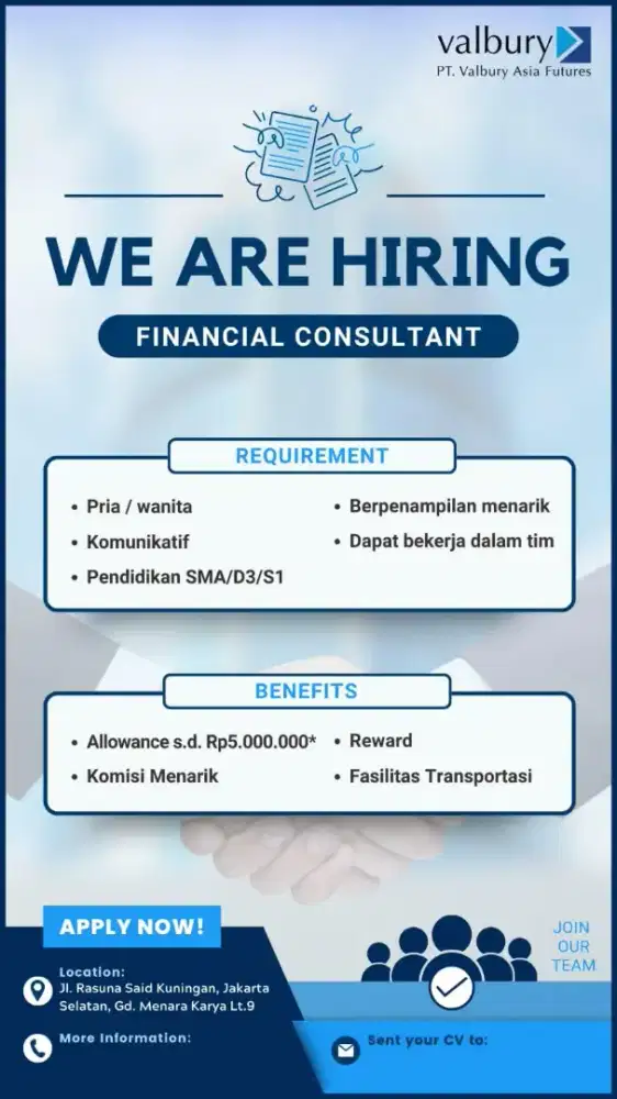 Lowongan Kerja PT Valbury Asia Future