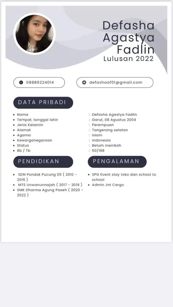 saya mencari pekerjaan