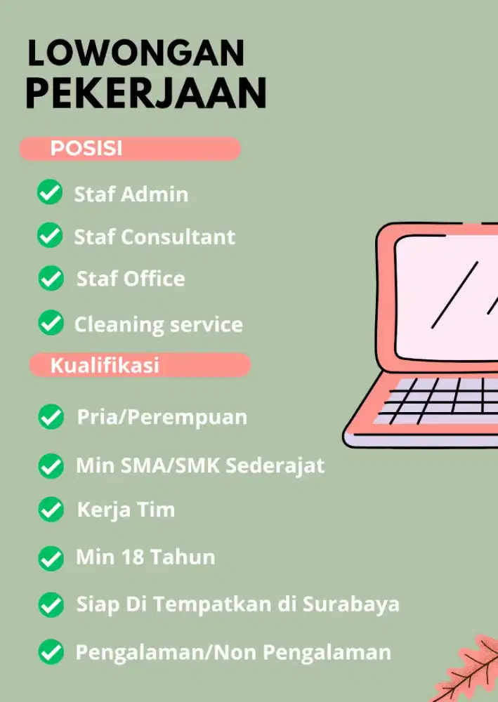 Di butuhkan segera