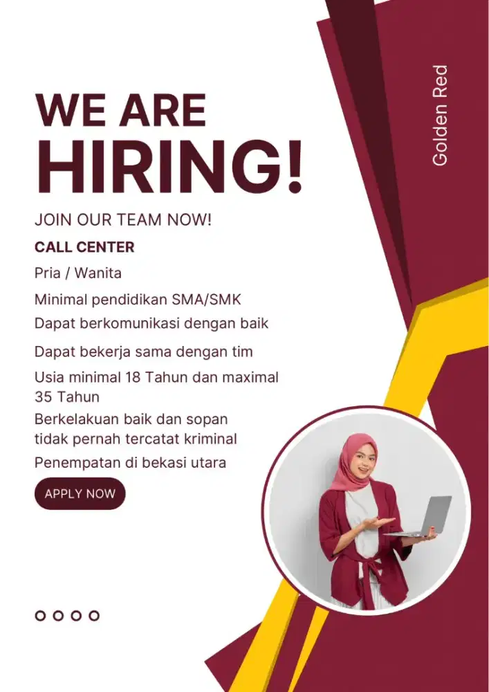 We are hiring call center
