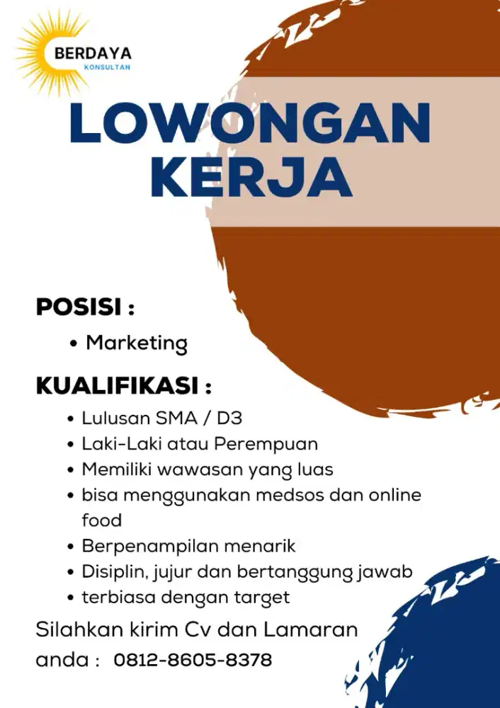 Lowongan Marketing