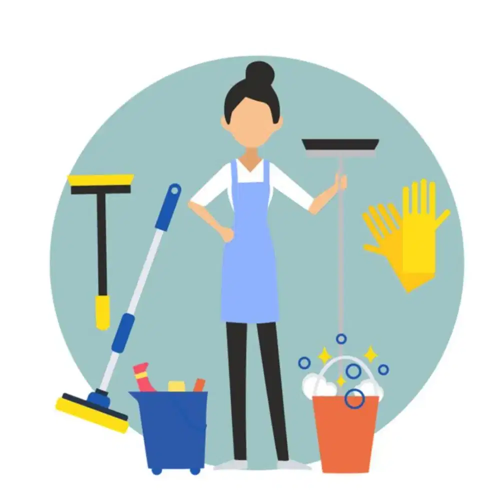 butuh secepatnya untuk bagian cleaning service dan packing barang