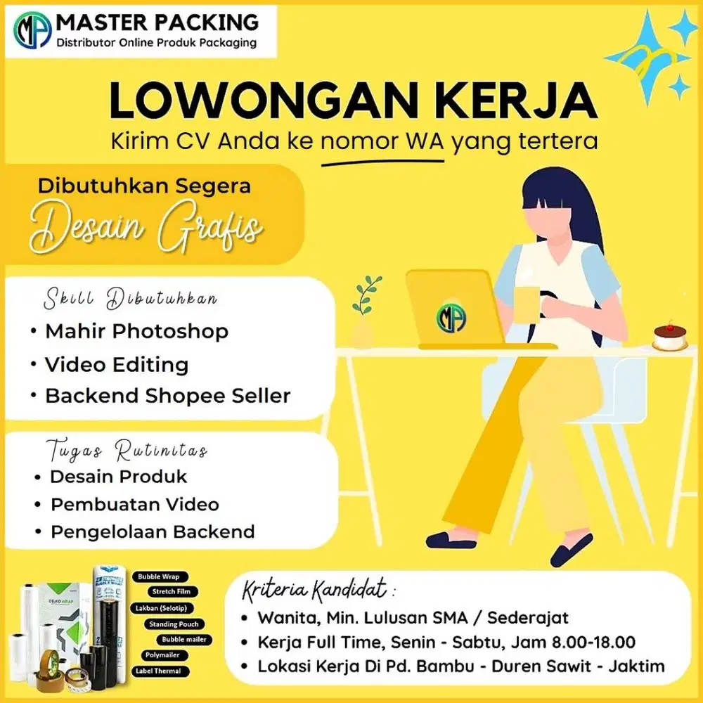 LOWONGAN KERJA DESAIN GRAFIS