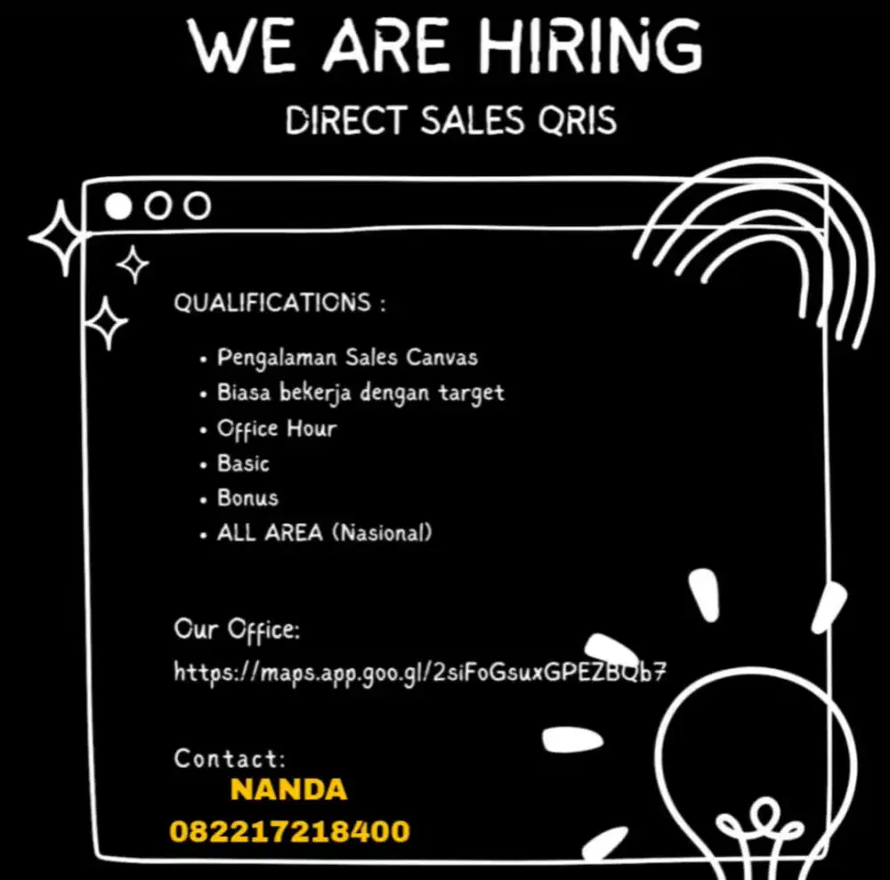 Sales Canvasing QRIS Octo mercant by CIMB