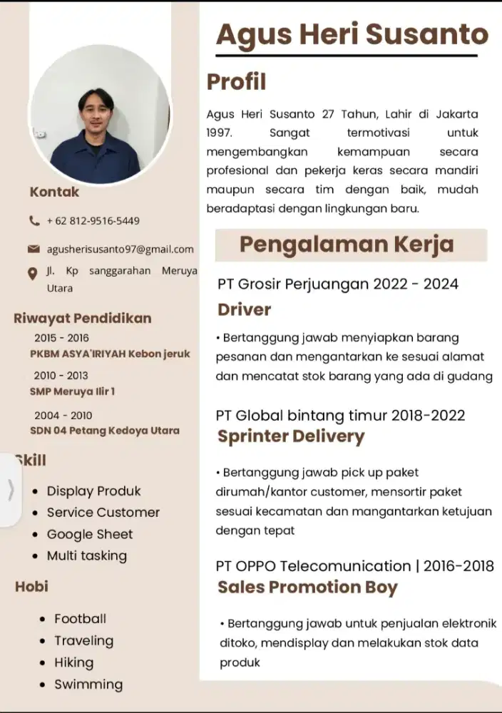 Sedang mencari lowongan perkerjaan