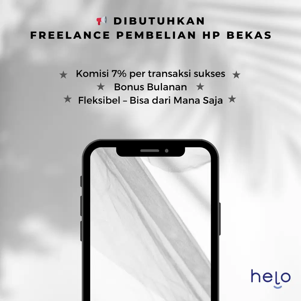 Freelance untuk Mencari HP dan Tablet Bekas