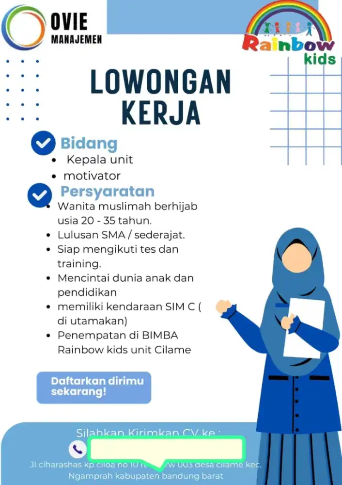Du butuhkan guru untuk bimba