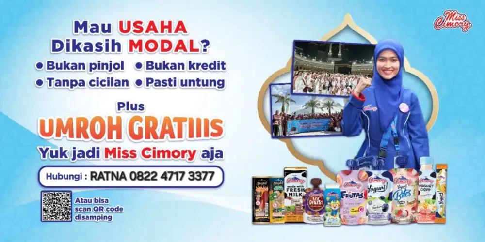 Lowongan kerja miss cimory ciputat timur, pondok cabe, pamulang, serua
