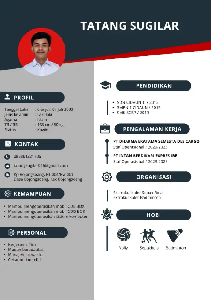 Mencari pekerjaan sebagai driver