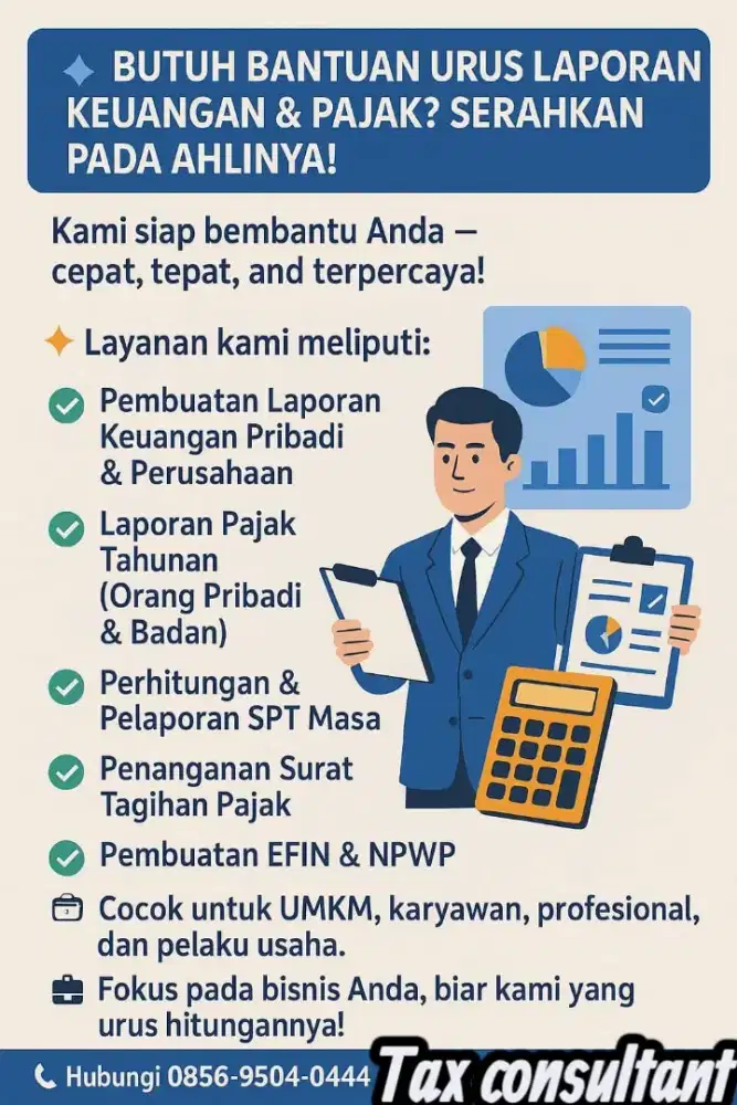 Konsultan Pajak Perorangan / Perusahaan