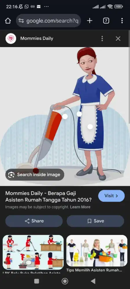 Dibutuhkan ART pulang hari
