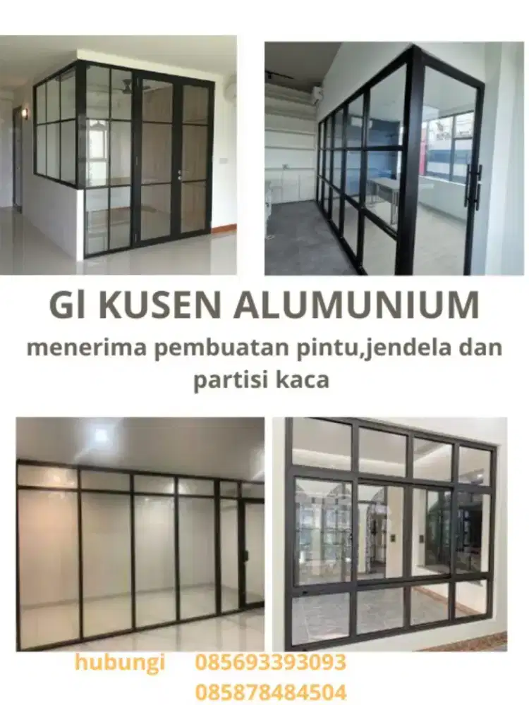 Jasa renovasi rumah dan pembuatan pintu aluminium