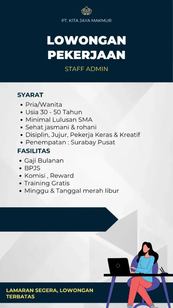 STAFF ADMINISTRASI KANTOR