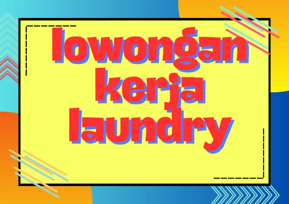 Lowongan kerja laundry limo