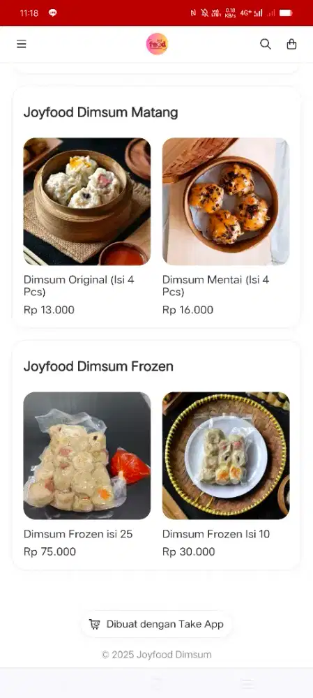 Jasa Pembuatan Aplikasi TakeApp UMKM