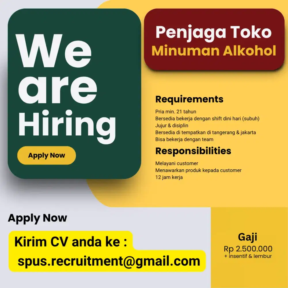 Penjaga Toko Minuman Alkohol