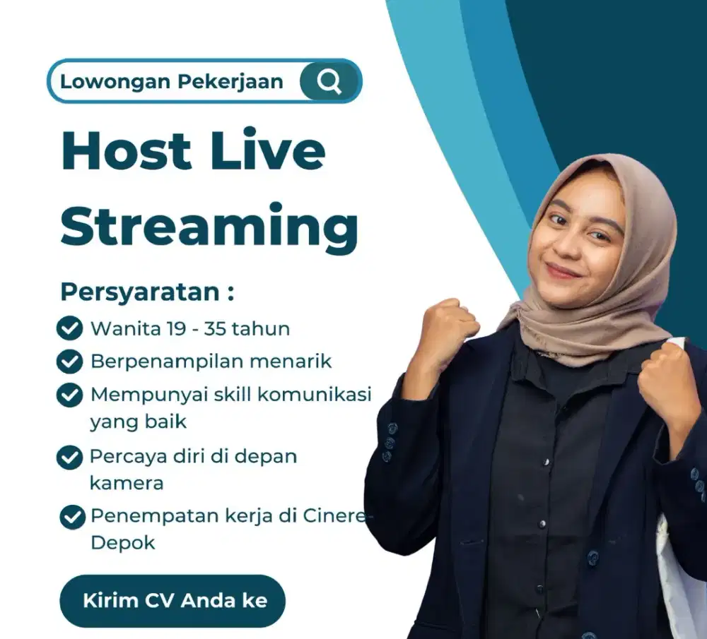 Lowongan Kerja Host Livestream
