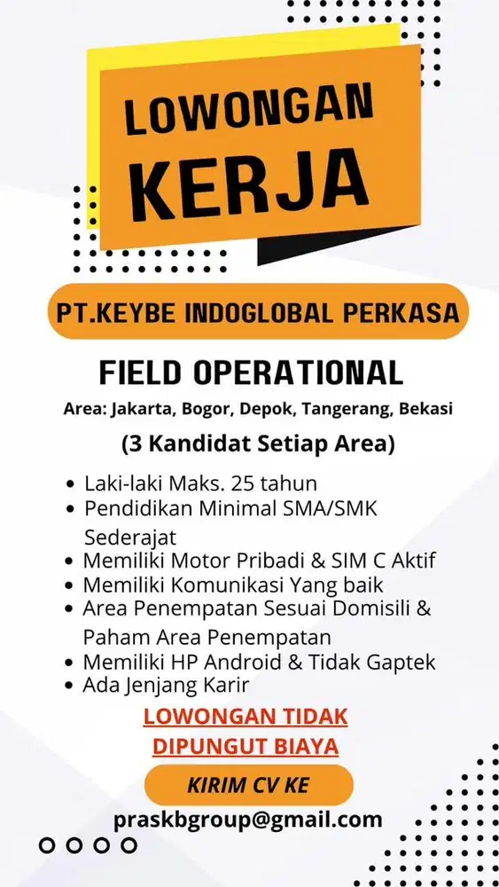 Lowongan op lapangan